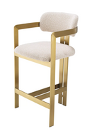 Modern Upholstered Counter Stool | Eichholtz Donato | Oroatrade.com