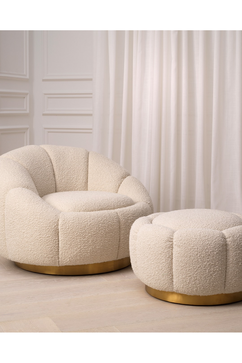 Bouclé Modern Swivel Chair | Eichholtz Inger |  Oroatrade.com