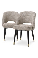 Cut-Out Back Dining Chair Set (2) | Eichholtz Cliff | Oroatrade.com