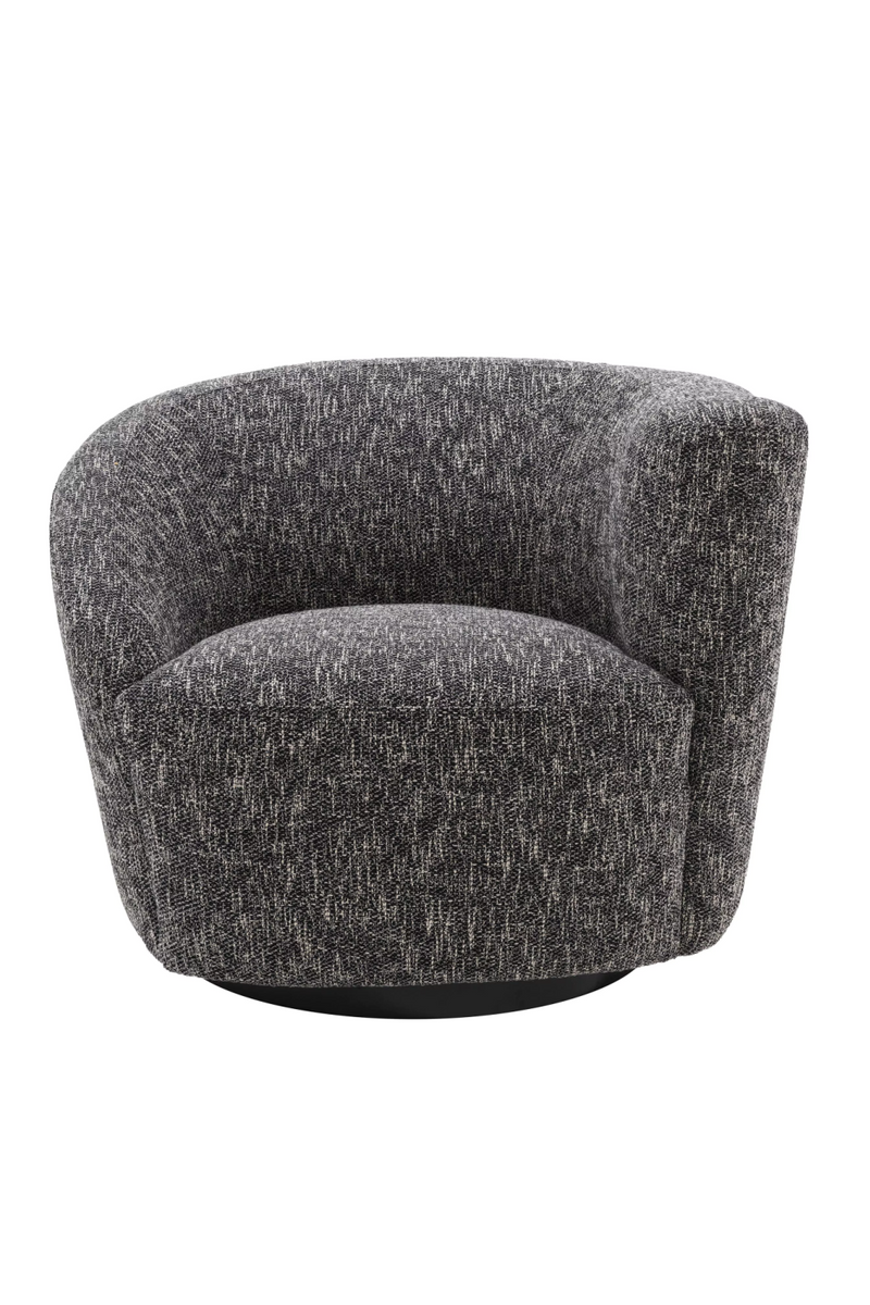 Black Asymmetrical Swivel Chair | Eichholtz Colin | Oroatrade.com
