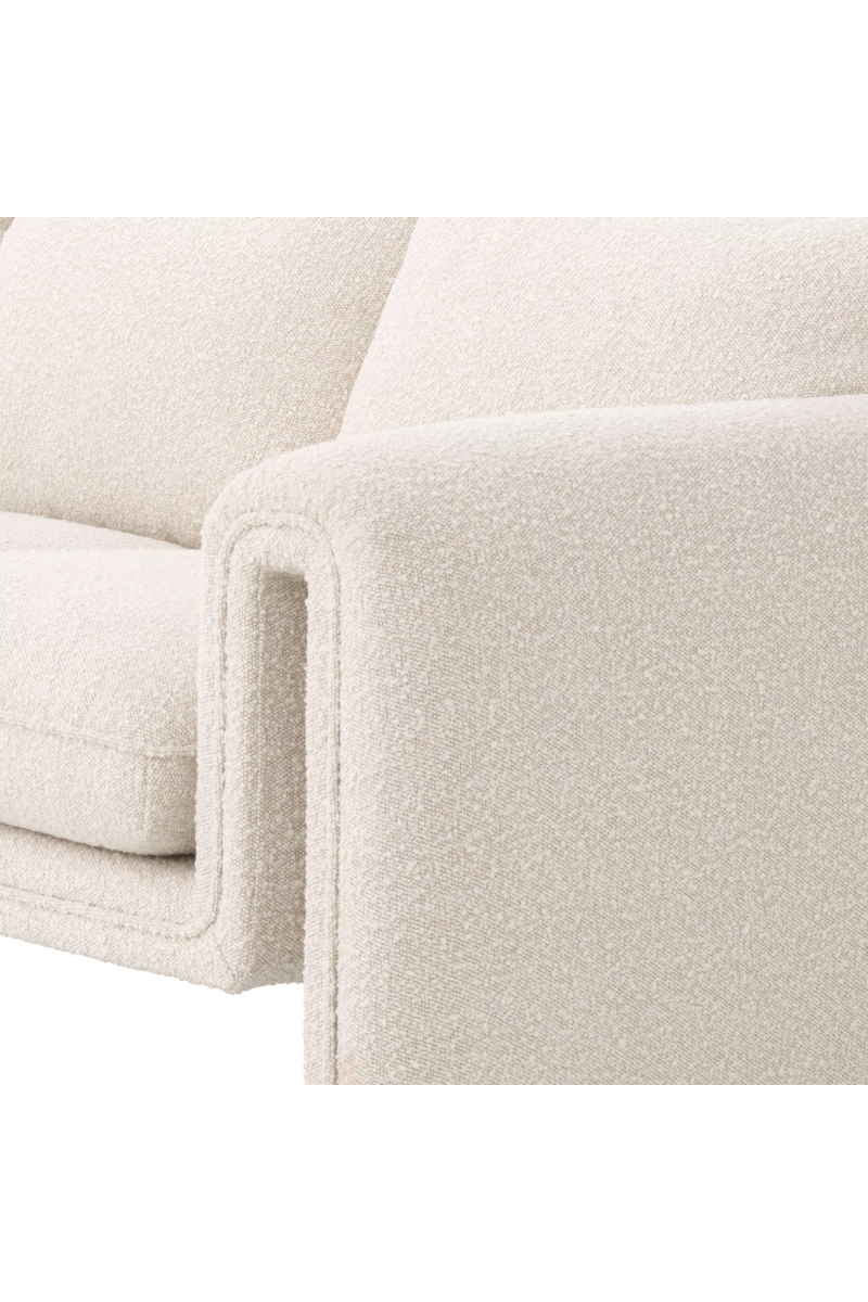 Cream Bouclé Upholstered Sofa | Eichholtz Tondo | Oroatrade.com