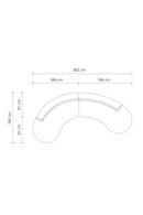 Organic-Shaped Sectional Sofa | Eichholtz Lennox | Oroatrade.com