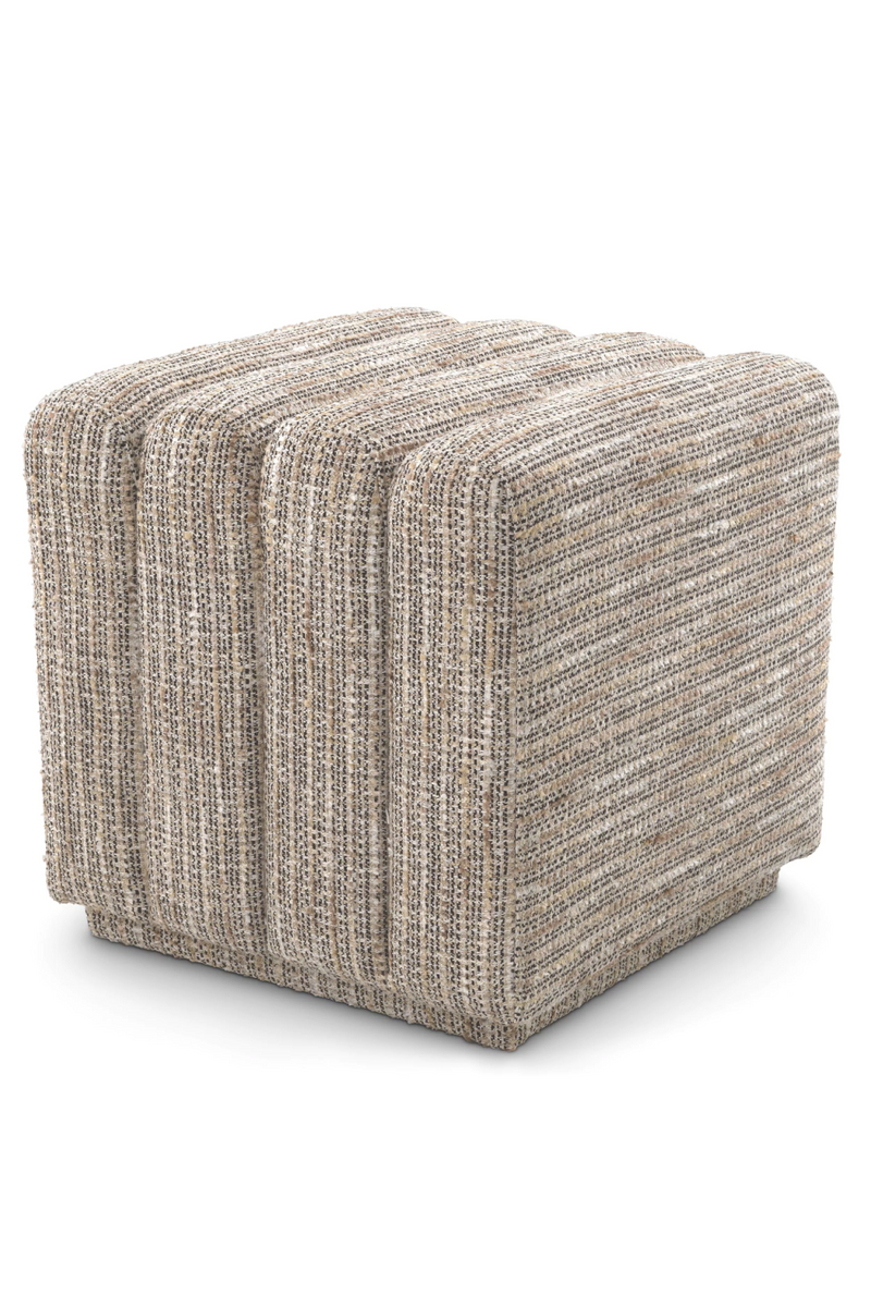 Square Channel Stitched Stool | Eichholtz Bente | OROA TRADE