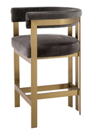 Modern Curved Counter Stool | Eichholtz Clubhouse