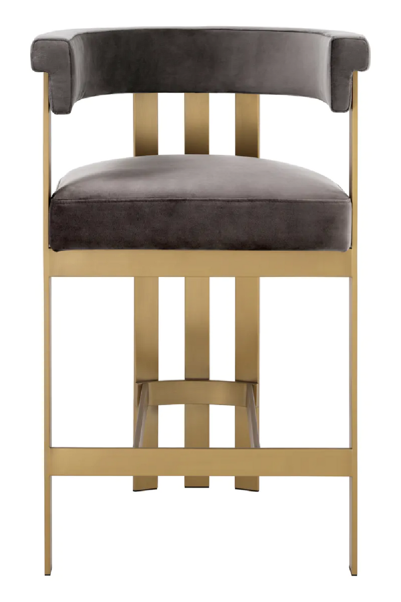 Modern Curved Counter Stool | Eichholtz Clubhouse | Oroatrade.com