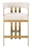 Modern Curved Counter Stool | Eichholtz Clubhouse | Oroatrade.com