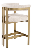 Modern Curved Counter Stool | Eichholtz Clubhouse | Oroatrade.com