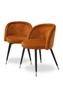 Curved Back Dining Chair Set (2) | Eichholtz Chloé | OROATRADE.com
