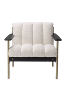 Cream Bouclé Channeled Armchair | Eichholtz Elan | Oroatrade.com