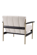 Cream Bouclé Channeled Armchair | Eichholtz Elan | Oroatrade.com