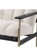 Cream Bouclé Channeled Armchair | Eichholtz Elan | Oroatrade.com