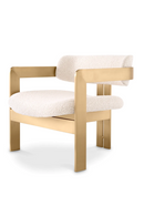 Cream Bouclé Modern Lounge Chair | Eichhotz Donato | Oroatrade.com