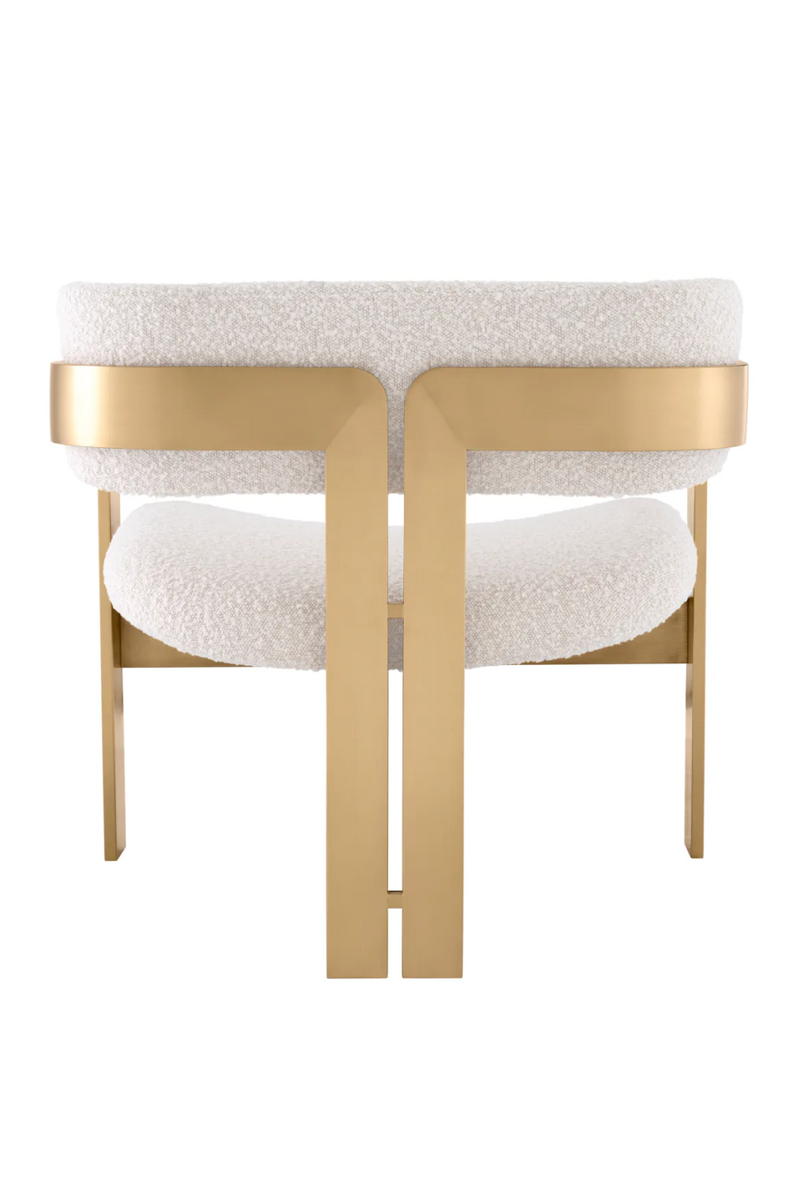 Cream Bouclé Modern Lounge Chair | Eichhotz Donato | Oroatrade.com