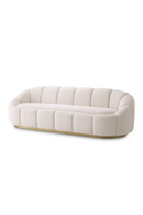 Cream Bouclé Curved Sofa | Eichholtz Inger | Oroatrade. com