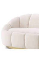 Cream Bouclé Curved Sofa | Eichholtz Inger | Oroatrade. com