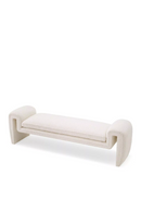 Luxurious Contemporary Bouclé Bench | Eichholtz Tondo | Oroatrade.com