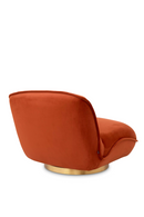 Orange Velvet Pillow Swivel Chair | Eichholtz Relax | Oroatrade.com