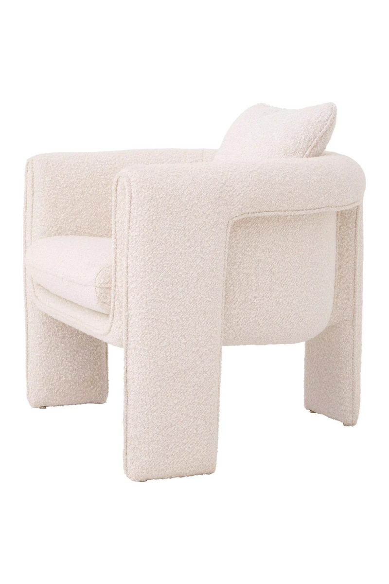 Cream Bouclé Modern Accent Chair | Eichholtz Toto | Oroatrade.com