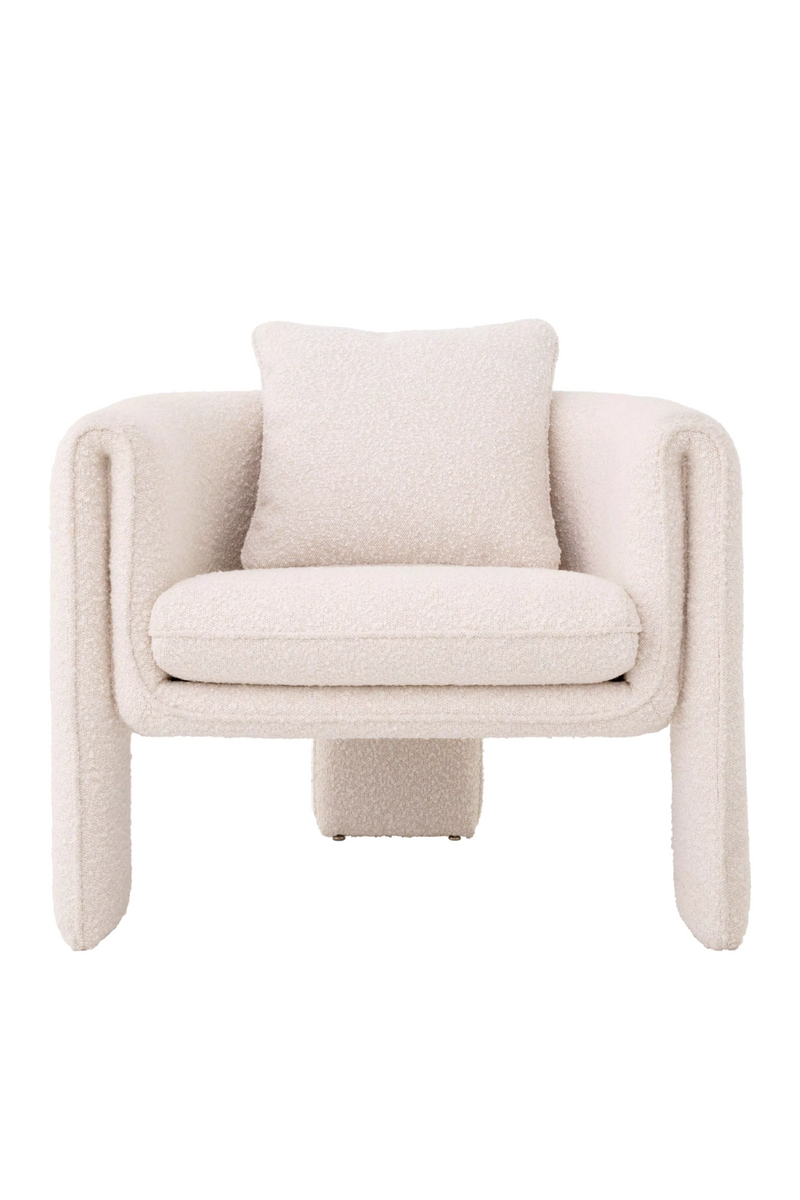 Cream Bouclé Modern Accent Chair | Eichholtz Toto | Oroatrade.com