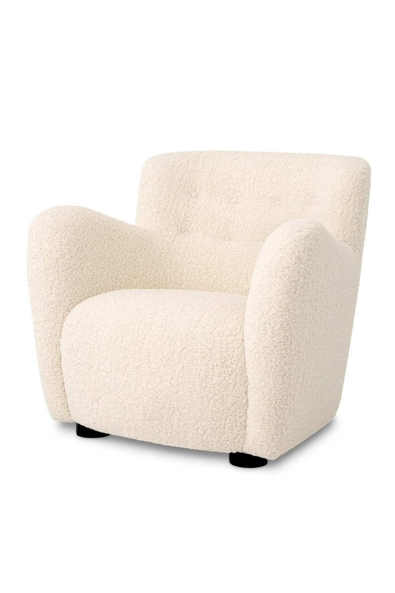 Beige Shearling Lounge Chair | Eichholtz Bixby | Oroatrade.com