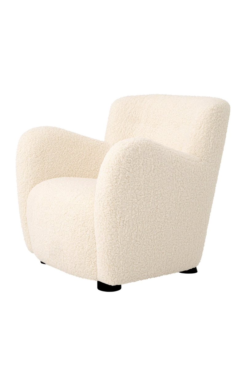 Beige Shearling Lounge Chair | Eichholtz Bixby | Oroatrade.com