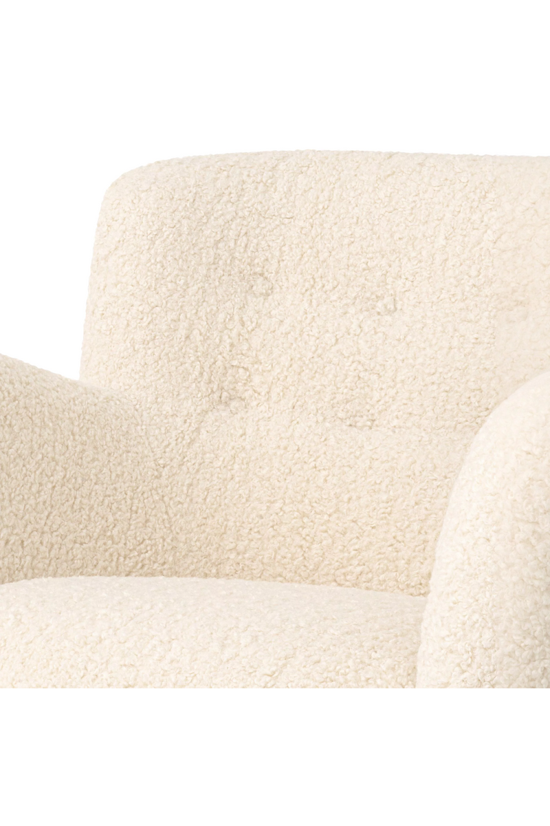 Beige Shearling Lounge Chair | Eichholtz Bixby | Oroatrade.com