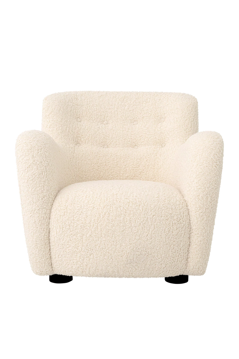 Beige Shearling Lounge Chair | Eichholtz Bixby | Oroatrade.com