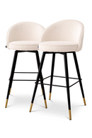 Piped Modern Bar Stools (2) | Eichholtz Cooper | Oroatrade.com