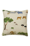 Hand Painted Animals Cushion | Andrew Martin Noah | OROATRADE