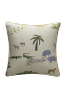 Hand Painted Animals Cushion | Andrew Martin Noah | OROATRADE