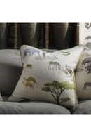 Hand Painted Animals Cushion | Andrew Martin Noah | OROATRADE