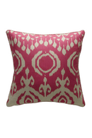 Ikat Cushion with Velvet Piping M | Andrew Martin Volcano | OROATRADE