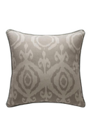 Ikat Cushion with Velvet Piping M | Andrew Martin Volcano | OROATRADE