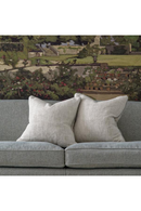 Chenille Cushion with Velvet Piping | Andrew Martin Summit | OROATRADE