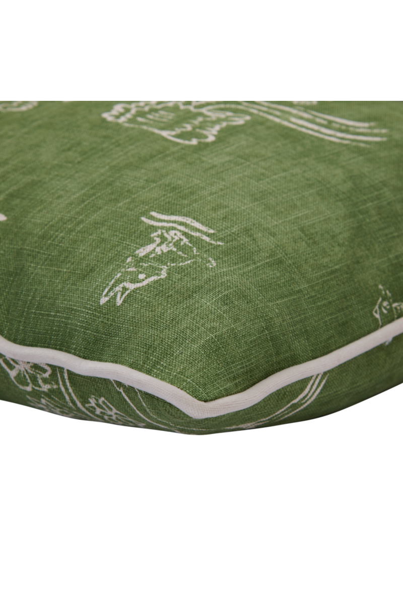Tapestry Print Cushion | Andrew Martin Friendly Folk | OROATRADE