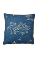 Tapestry Print Cushion | Andrew Martin Friendly Folk | OROATRADE
