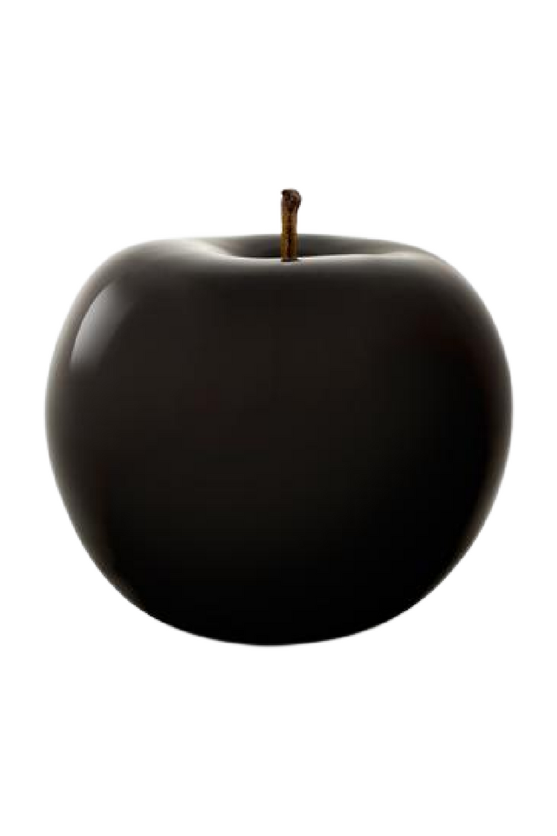 Black Apple Ceramic Sculpture XS | Andrew Martin Glazed | OROATRADE