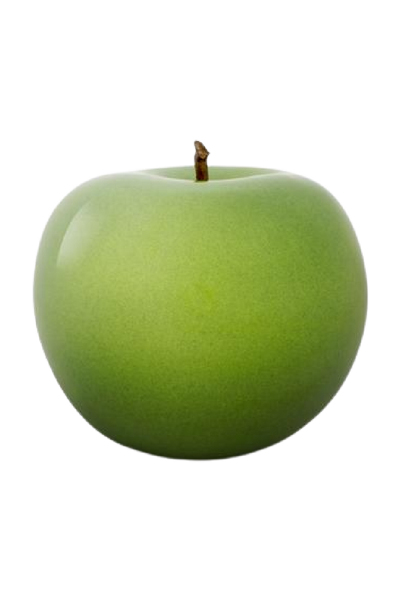 Green Apple Ceramic Sculpture | Andrew Martin Glazed | Oroatrade.com