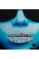 Luxury Brand Lips Artwork | Andrew Martin Louis Vuitton Blue | OROATRADE