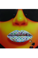 Luxury Brand Lips Artwork | Andrew Martin Louis Vuitton Orange | OROATRADE