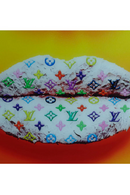 Luxury Brand Lips Artwork | Andrew Martin Louis Vuitton Orange | OROATRADE