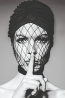 Monochromatic Woman Photography Artwork | Andrew Martin Blissful