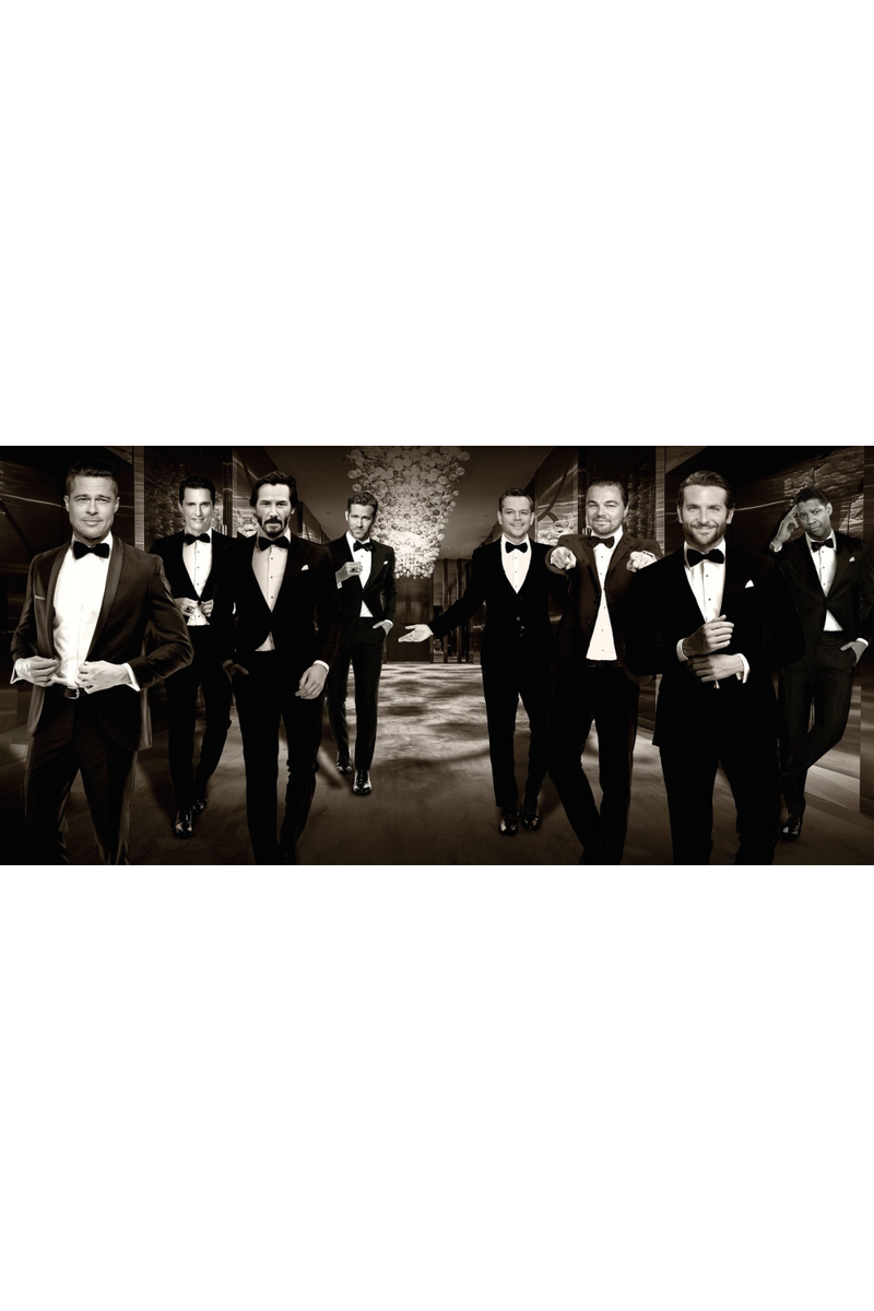 Iconic Men Art Print | Andrew Martin Oscar Night | Oroatrade.com