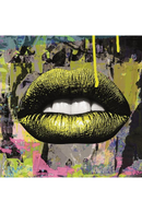 Yellow Pout Metal Artwork | Andrew Martin Lip | OROATRADE