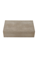 Cream Shagreen Box | Andrew Martin Cora | OROATRADE