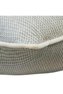 Gray Chenille Cushion with Velvet Piping | Andrew Martin Molfetta