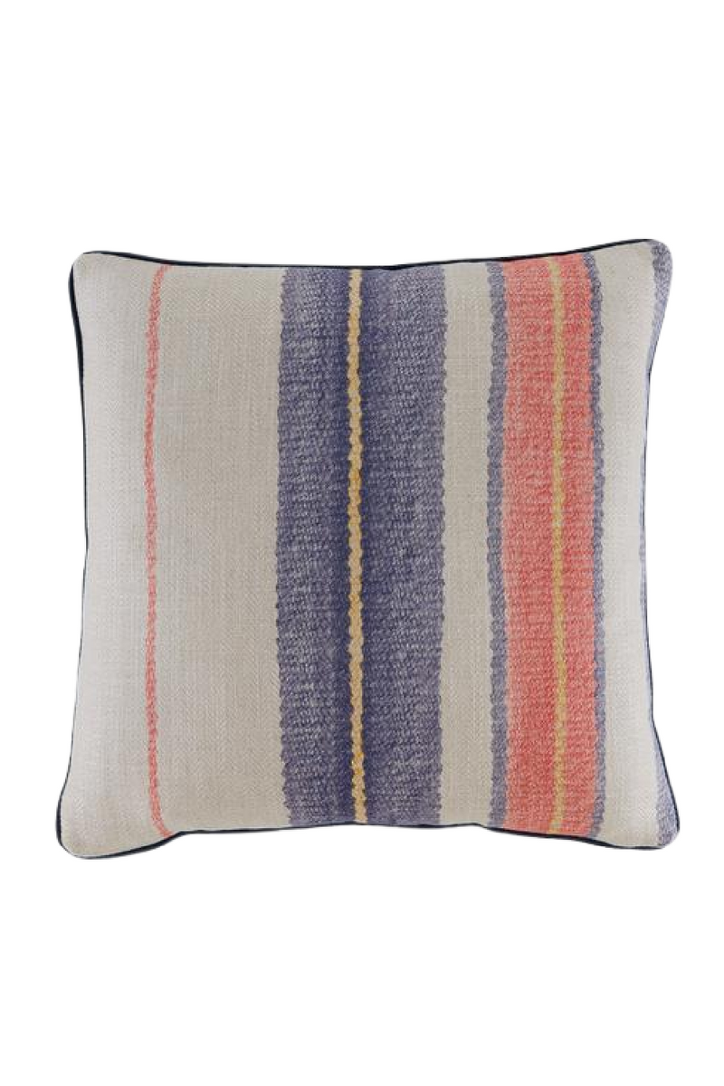 Multi-toned Cushion Piped with Gray Velvet | Andrew Martin Elbrus