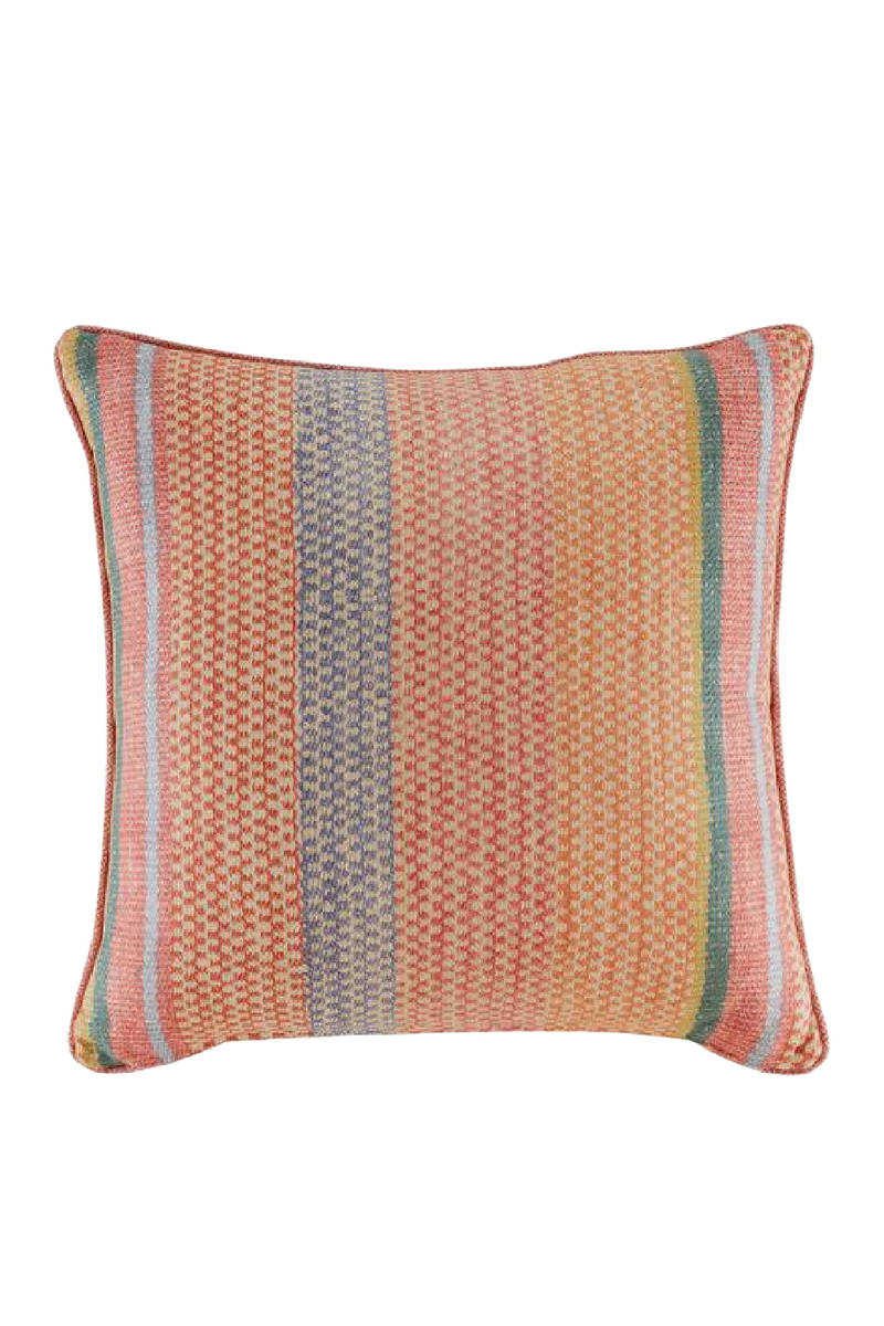 Multi-colored Geometric Print Cushion | Andrew Martin Oxus | OROATRADE