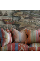 Multi-colored Geometric Print Cushion | Andrew Martin Oxus | OROATRADE