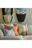 Zigzag Cushion with Velvet Piping | Andrew Martin Babylon | OROATRADE